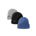 Pack de 3 gorros Rip Curl Classic Surf Reg en colores negro, gris y azul