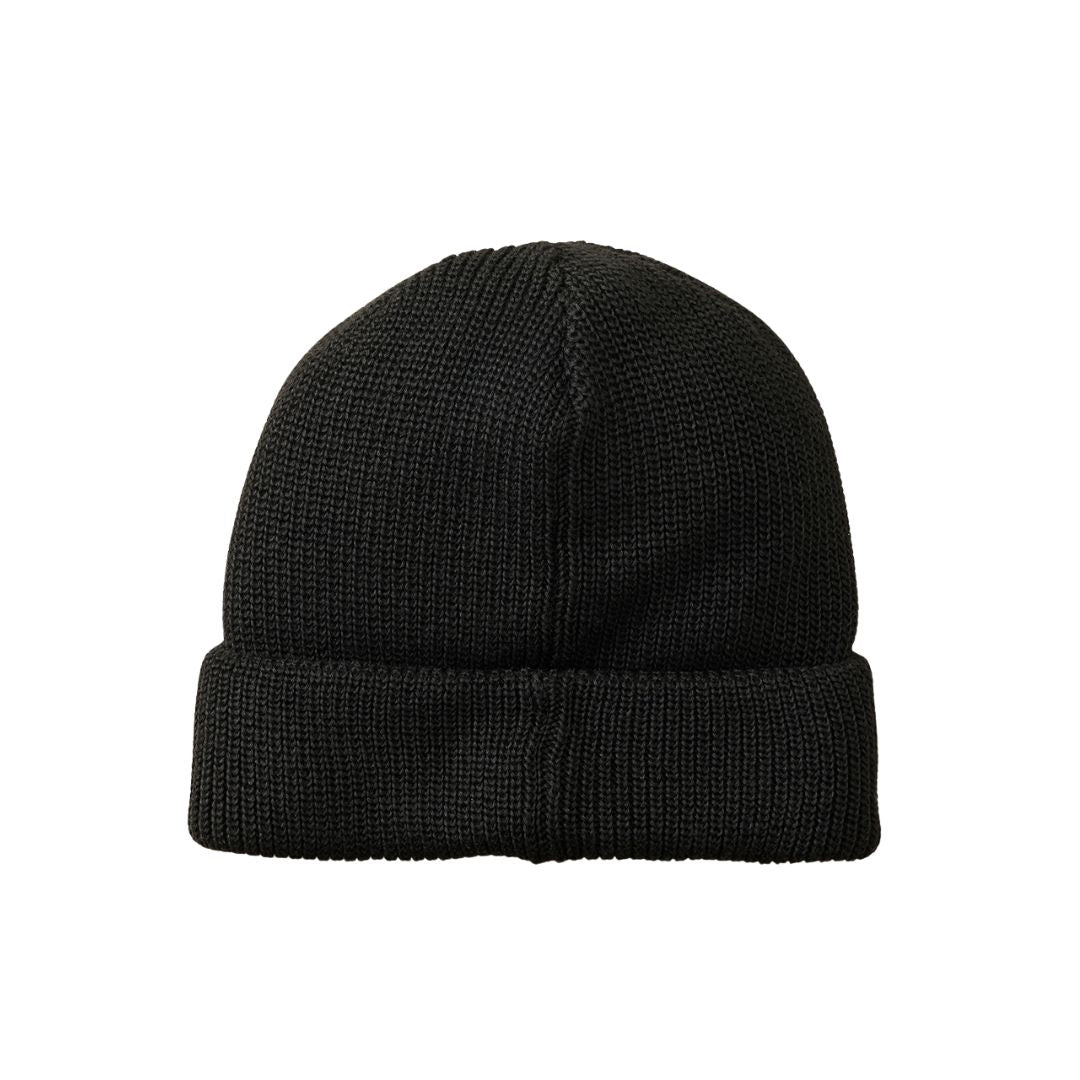 Vista trasera del gorro Rip Curl Classic Surf Reg en color negro.