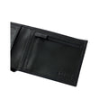 Detalle del bolsillo con cremallera y compartimento interior de la cartera Rip Curl Corpowatu RFID 2 en 1 negra.