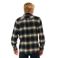 Camisa Rip Curl Count Flannel Taupe - vista trasera completa.