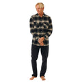 Camisa Rip Curl Count Flannel Taupe - vista completa con modelo.