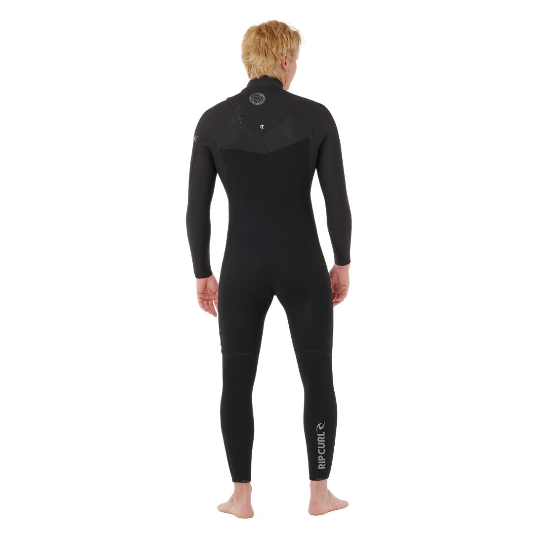 Traje de neopreno Rip Curl Flashbomb Pro Zip Free 5/3 2026 negro – vista trasera completa.