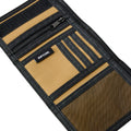 Rip Curl Icons Of Surf Wallet cartera surf color Golden Hour interior con ranuras para tarjetas y bolsillo con cremallera.