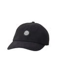 Rip Curl Premium Surf Adjustable Cap negra gorra surf de algodón con logo Rip Curl frontal y visera curva.
