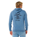sudadera Rip Curl Search Icon Hoodie bluefin vista trasera con estampado gráfico grande Rip Curl.