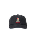 Gorra Rip Curl Search SB Cap en color black, vista frontal con logo bordado.
