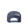 Parte trasera de la gorra Rip Curl Wetsuit Icon Trucker azul marino con cierre snapback ajustable.