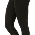 Detalle del tejido Flash Lining en las rodilleras reforzadas del traje Rip Curl Dawn Patrol 5/3 negro para mujer