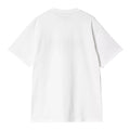 Camiseta de manga corta Carhartt WIP S/S Label Script T-Shirt blanca espalda