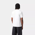 Camiseta blanca Carhartt WIP S/S Work Life Romance T-Shirt con corte regular, vista trasera sin estampado visible