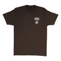 Camiseta de manga corta Santa Cruz x Pokémon Power Dot Heavyweight en color Java, vista frontal con el logo Pokémon Trading Card Game y el Classic Dot de Santa Cruz en el pecho