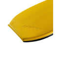 Detalle del nose del slick amarillo de la tabla Science Mike 7-7 Special Edition con logo Mike 7-7 en relieve y cantos negros visibles en primer plano.