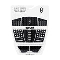 Grip Slater Designs Arch 3 Piece negro en embalaje original con logo BLOOM, texto Drawing New Lines y aviso Made from Algae, packaging reciclable con tintas de soja.