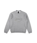 sudadera edicion limitada dickies x thrasher color gris con letras en relieve