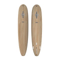 Surftech Walden Magic Madera 9'6'' longboard acabado madera vista superior e inferior con logo Walden y shape clásico.