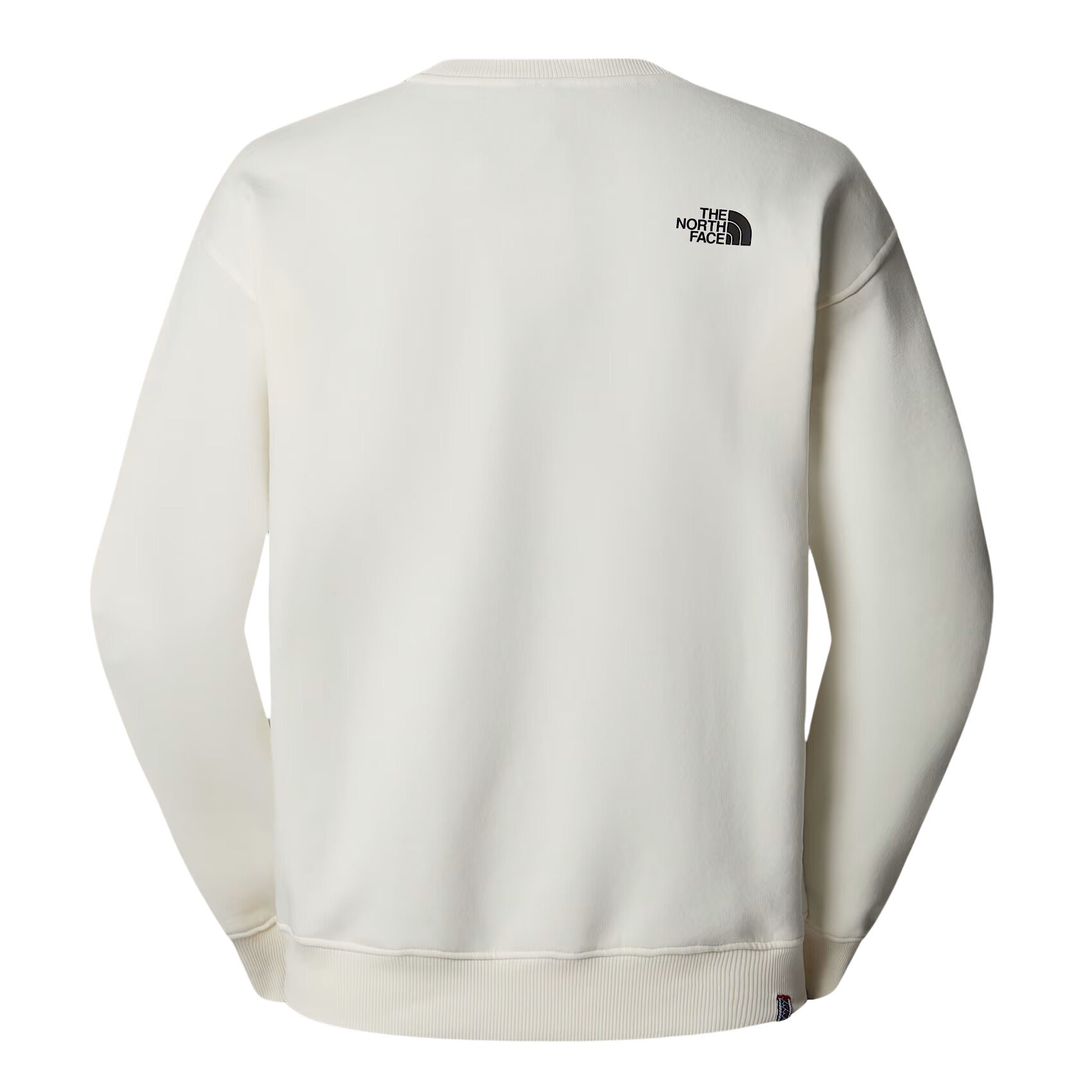 Sudadera The North Face Axys Crew Blanca expuesta espalda