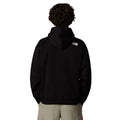 Hombre con la Sudadera con capucha AXYS Hoodie TNF Black de The North Face Negra espalda