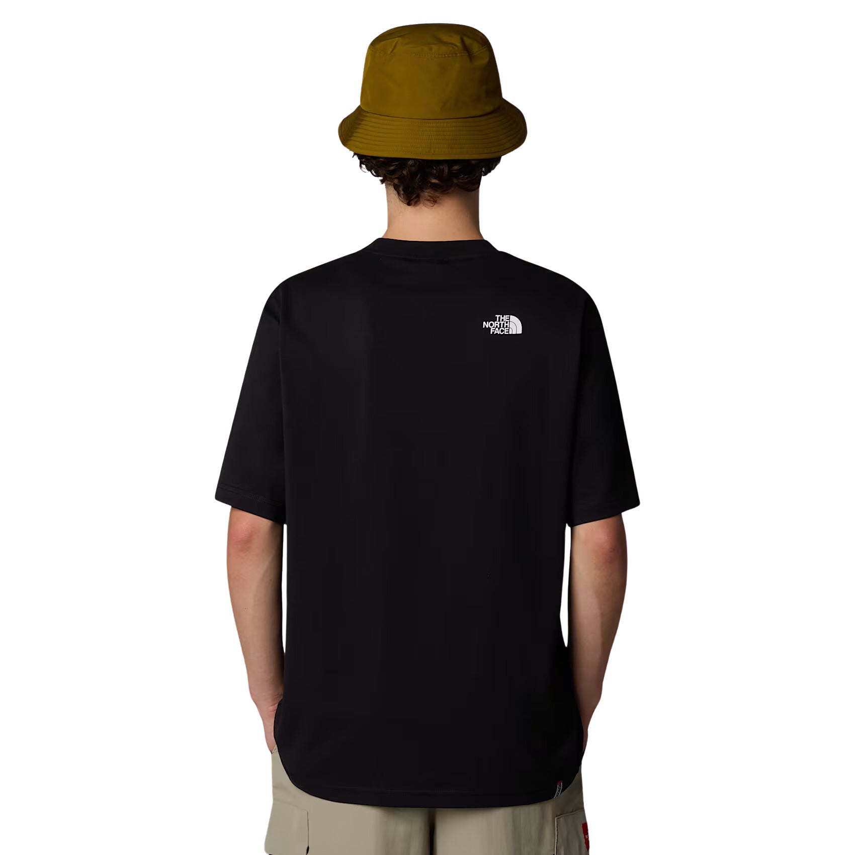 Hombre con la camiseta The North Face AXYS S/S Tee espalda