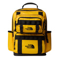 Riñonera The North Face Base Camp Lumbar Summit Gold TNF Black vista frontal completa con bolsillos y logotipo