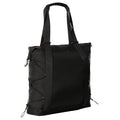 Bolso The North Face Borealis Tote en color negro, vista trasera.