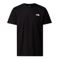 Camiseta negra The North Face NSE Box Raku Horse Infill con logotipo pequeño en el pecho.