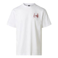 Camiseta The North Face Camping Relaxed de manga corta en color blanco tnf-white con gráfico outdoor en el pecho.