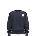 Sudadera The North Face Celebration Relaxed Crew Graphic en color azul marino Summit Navy, vista frontal.