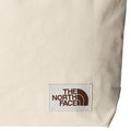 Bolso The North Face Cotton Tote en lona natural color beige con logo bordado.