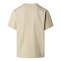 Camiseta The North Face Donkey Taxi Relaxed Desert Stone, vista trasera con logotipo discreto.