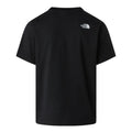 Camiseta The North Face Donkey Taxi Relaxed negra TNF Black, vista trasera con logotipo en la parte superior.