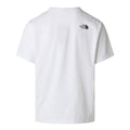 Camiseta The North Face Donkey Taxi Relaxed blanca TNF White, vista trasera con logo en la espalda.
