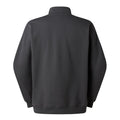 Sudadera The North Face Essential Light Relaxed 1/4 Zip Crew color anthracite grey vista trasera.