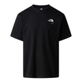 vista frontal de la camiseta The North Face Explore Carabiner Relaxed Tee en negro.