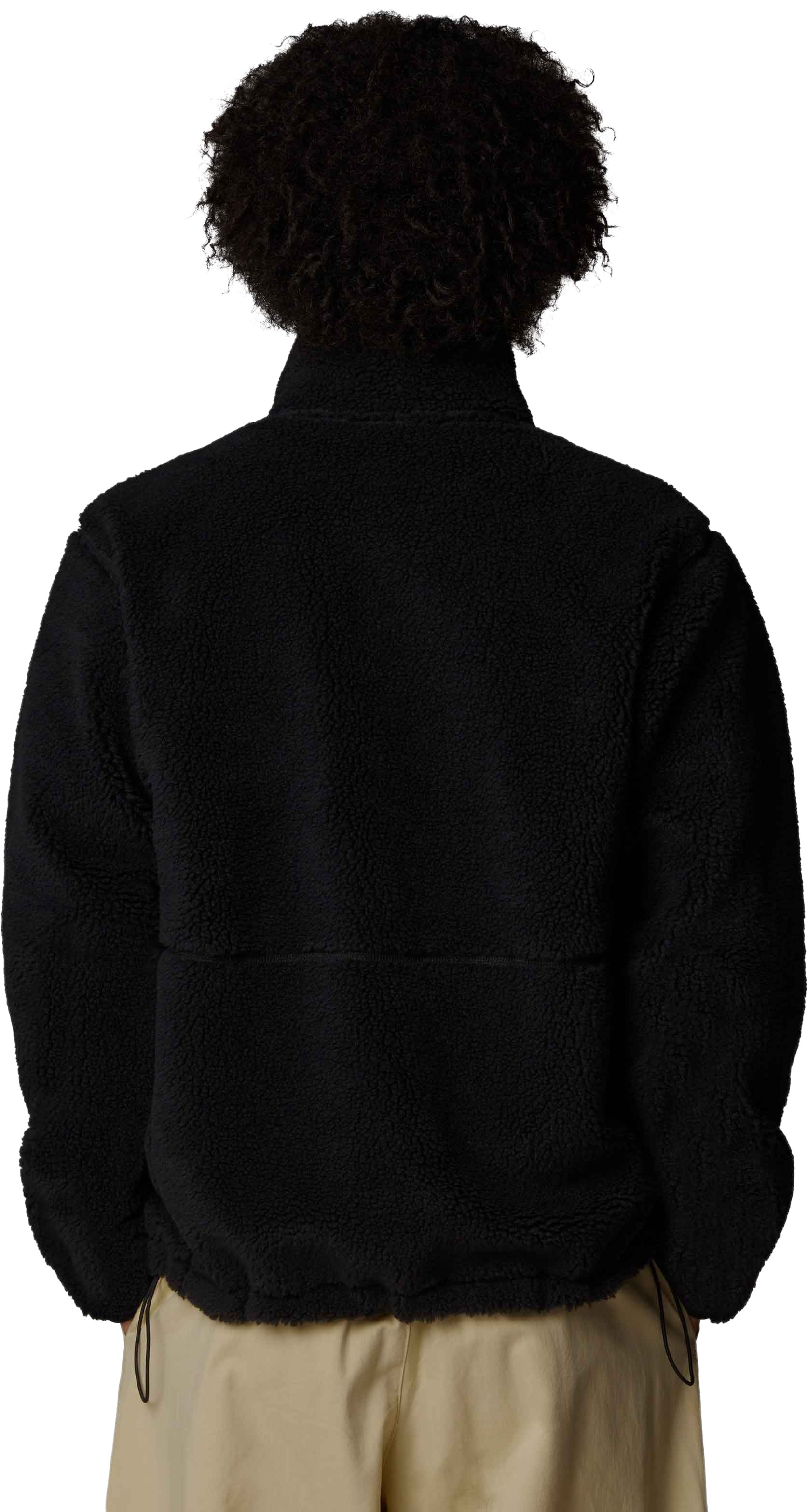 Hombre con la Chaqueta The North Face Extreme Pile 2 FZ Negra espalda