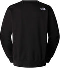 Sudadera The North Face Essential Relaxed Crew Negra espalda