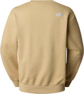 Sudadera The North Face Essential Relaxed Crew Caqui espalda