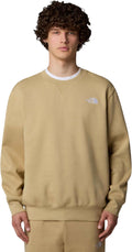 Hombre con la Sudadera The North Face Essential Relaxed Crew Caqui