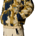 Bolsillos laterales del pullover The North Face Extreme Pile 2 Midnight Petrol TNF Bleach Dye Print-TNF Black