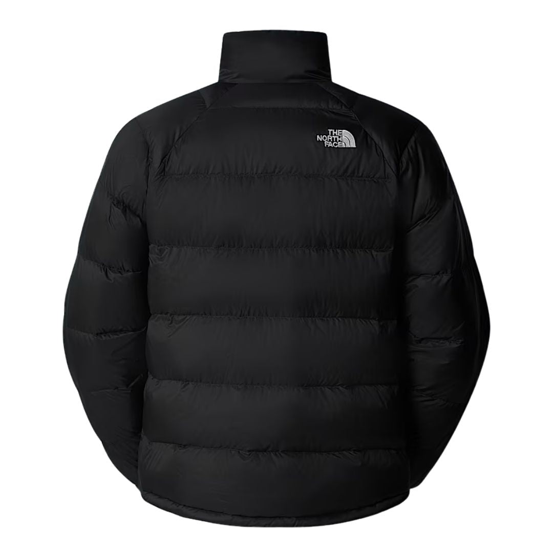 Chaqueta de plumón The North Face Hydrenalite Down color negro, vista trasera completa.