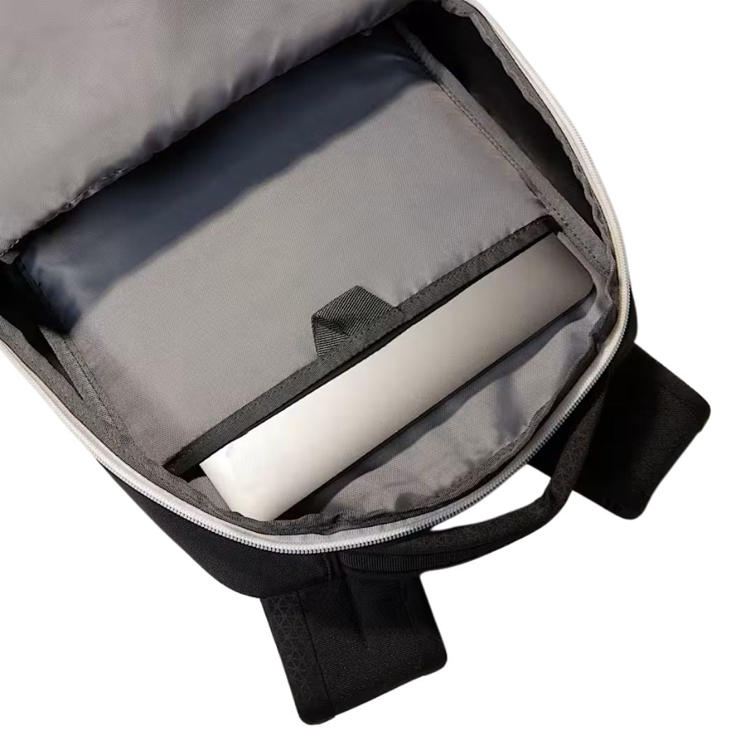 Compartimento principal de la mochila The North Face Jester con funda acolchada para portátil de hasta 16"