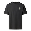 Camiseta The North Face Powder Days Relaxed color Asphalt Grey fotografía producto vista frontal.