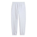Pantalón de chándal The North Face Red Box en gris jaspeado TFN Classic en plano de producto, vista trasera con bolsillo parcheado y cintura elástica, sin modelo.