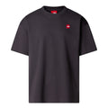 Camiseta The North Face Redbox S/S Tee en color obsidian, vista trasera, mostrando el diseño liso sin estampado.