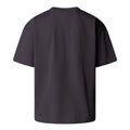 Camiseta The North Face Redbox S/S Tee en color obsidian, vista frontal con logotipo pequeño rojo en el pecho.