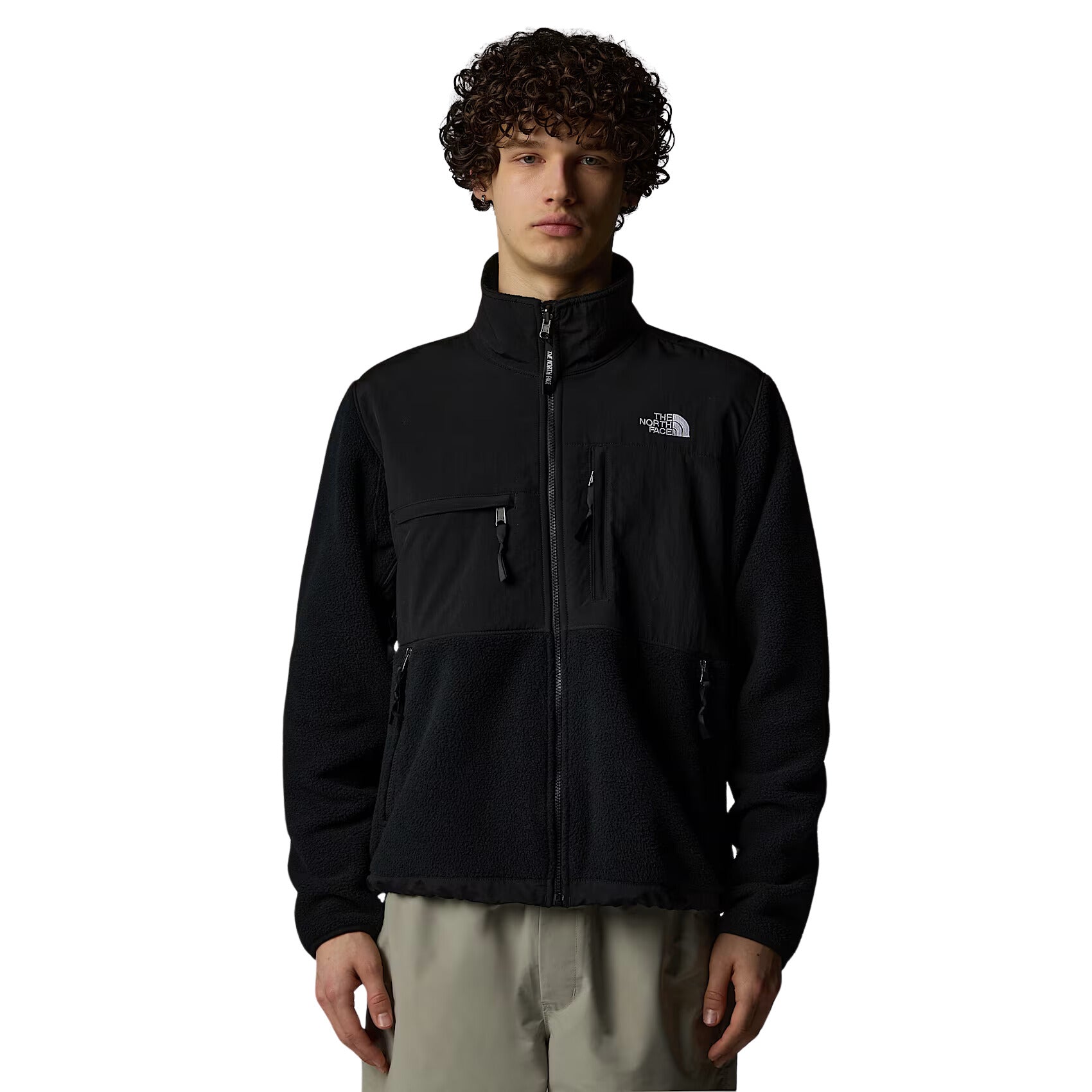 Hombre con Chaqueta The North Face Retro Denali Negra