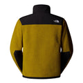 Chaqueta polar The North Face Retro Denali para hombre, color mostaza Deep Dijon con detalles en negro, vista posterior completa