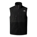 Chaleco The North Face Retro Denali Vest en color negro, vista frontal completa.