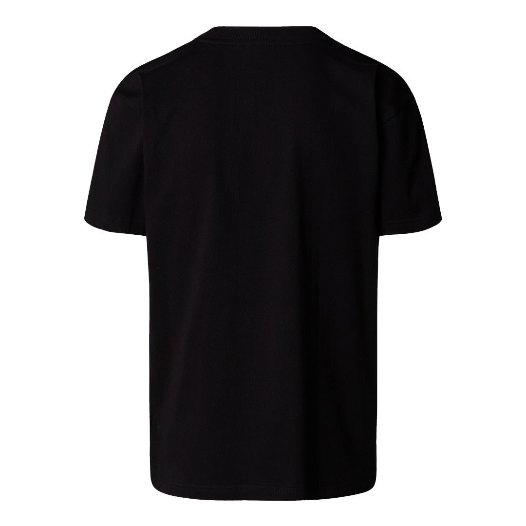 Espalda de la camiseta The North Face S/S Heavyweight Relaxed Tee en color TNF Black