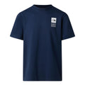 Camiseta The North Face TNF Celebration Relaxed Short Sleeve T-Shirt en color azul marino Summit Navy, vista frontal.