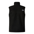 Chaleco de forro polar The North Face Yumiori Vest en color negro, vista posterior con logo en el hombro.